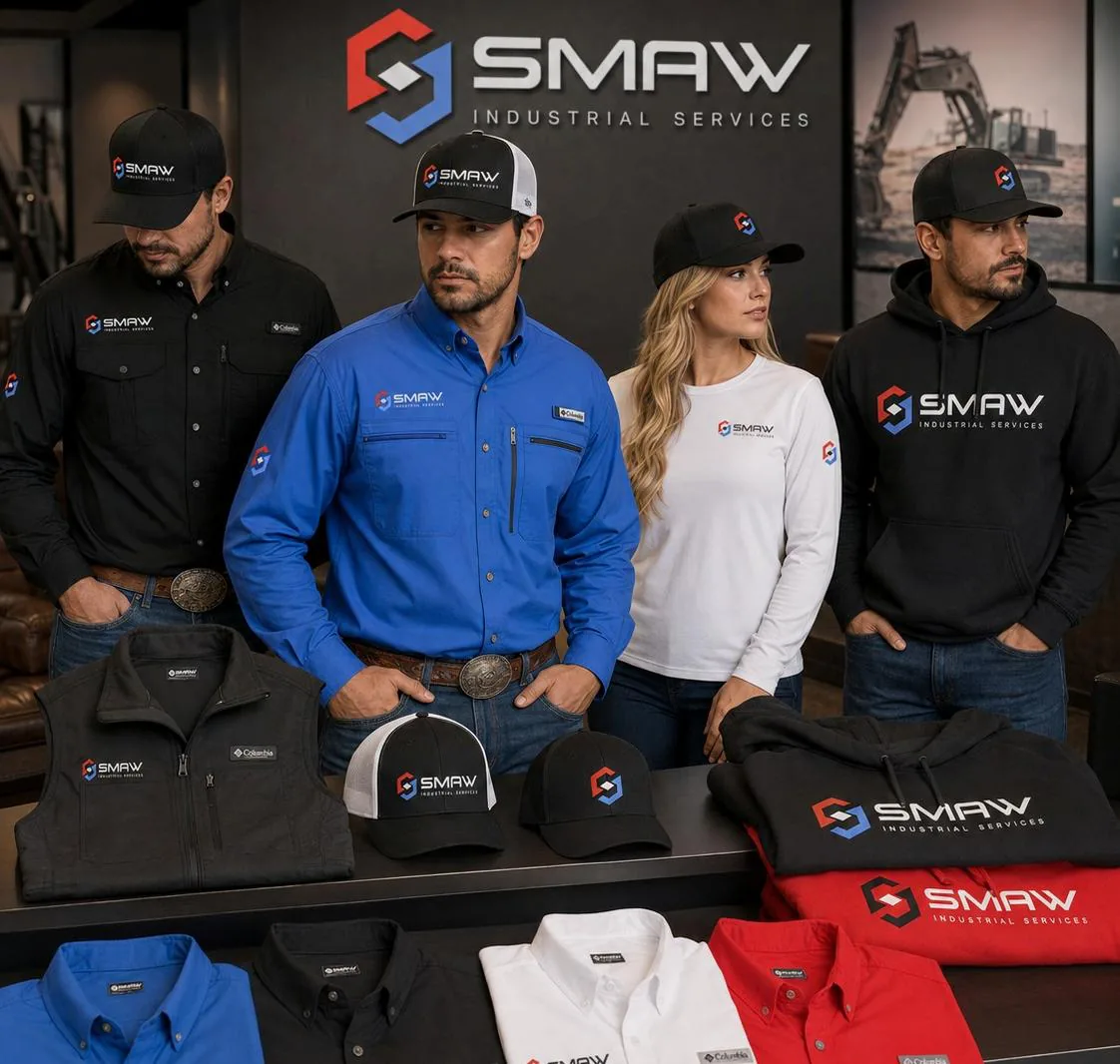 S.M.A.W. branded industrial team apparel